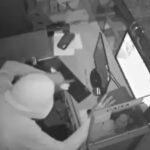 Câmera mostra momento exato em que loja foi arrombada e furtada em Campos