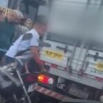 Motociclista fica ferido em acidente com caminhão em Campos