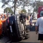 Adolescente de 15 anos e homem de 39 ficam feridos em acidente no Centro de Campos