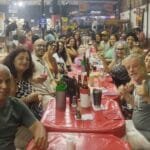 Cliente leva amigos para comemorar aniversário no Churrascão Alberto Lamego