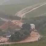 Estradas da região norte de Campos ficam alagadas após chuva with-231833