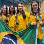 Nadadora de Campos é vice-campeã no Campeonato Mundial Estudantil, na Sérvia