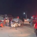 Homem morre e mulher fica gravemente ferida em acidente no Jóquei, em Campos