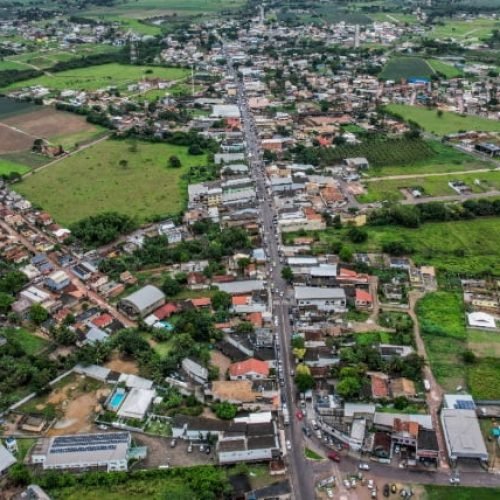Foto aérea de São Francisco de Itabapoana - Arquivo
