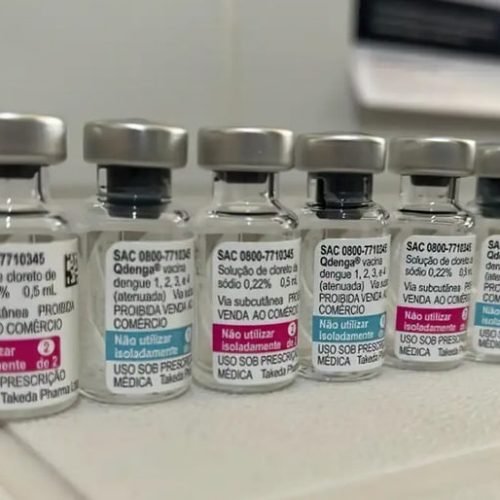 Foto das vacinas contra a dengue - Divulgação